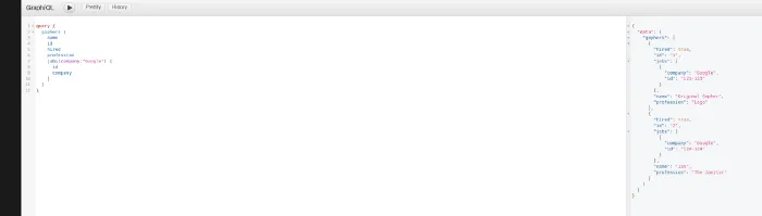 The image shows how we can filter for certain Jobs by using and Argument