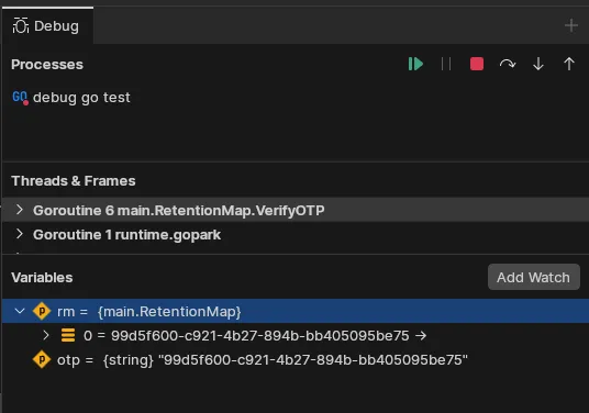 Expanding variables and moving in the code.