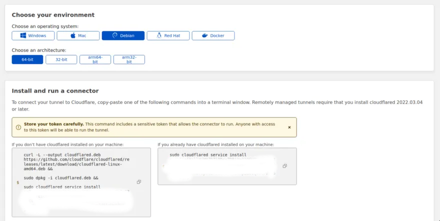 Cloudflare Connector Installation instructions