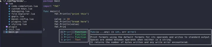 Dracula Theme applied
