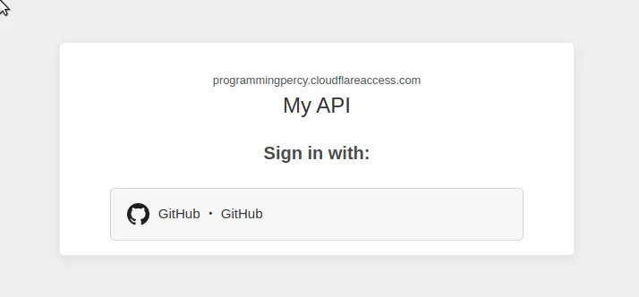 The application is now protected.