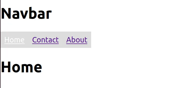 [http://localhost:3000/#/](http://localhost:3000/#/about) — Notice the # used in the URL by the hashrouter.
