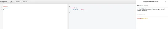 GraphiQL — A website to test and experiment with Queries