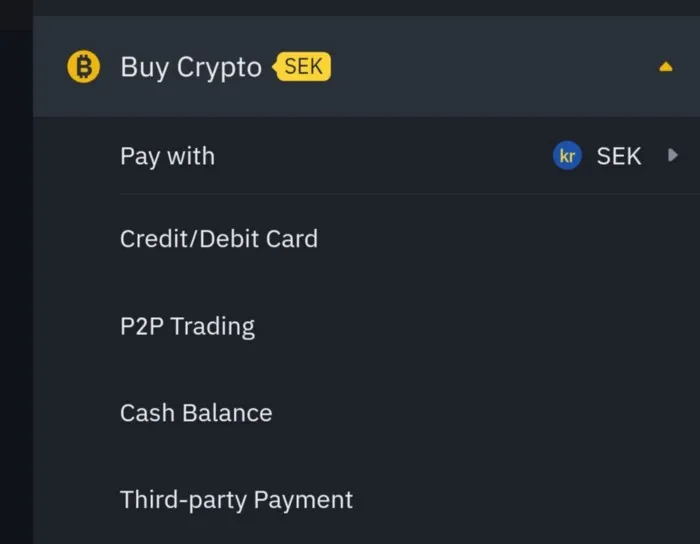 Binance.com — Buy Crypto to get your BNB tokens